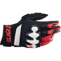Rød Motorcykelhandsker Alpinestars Halo Handsker - Hvid Dame