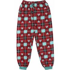 Hombre - Rojo Ropa de dormir Pijama Manga Larga Mickey Mouse Christmas Hombre