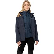 Jack Wolfskin Women Jackets Jack Wolfskin Damen GLAABACH 3IN1 JKT W Blau