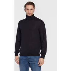 Men - Mesh Jumpers Armani Exchange Turtleneck Sweater - Blue
