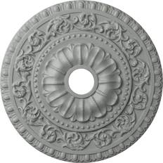 Moulding & Millwork Ekena Millwork Vaduz 23.5-in 23.5-in Architectural Primed Polyurethane Medallion CM23VA