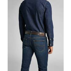Lee Herre Bælter Lee Small Logo Belt - Dark Brown