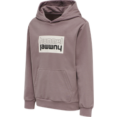 Lilla - Piger Hoodies Hummel Hættetrøje HmlDUO Lilla Unisex børn 152