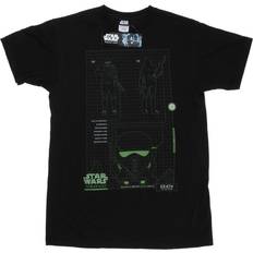 Star Wars Rogue One Death Trooper Schematic T-Shirt Black