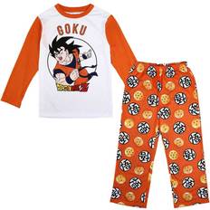 Jersey Pajamases Children's Clothing BioWorld Merchandising Dragonball Z Anime Cartoon Goku Character Youth Boys Pajama Set