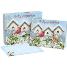 Lang Companies Cardinal Birdhouse Boxed Christmas Cards