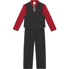 Long Sleeves Suits Van Heusen Toddler Boys 4-pc. Suit Set, 3t, Black Black