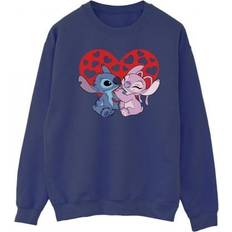 Gensere Disney Herren Lilo & Stitch Herzen Baumwoll-Sweatshirt