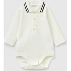 Polo Bodysuits United Colors of Benetton Bodysuit In Organic 12-18, Creamy Kids