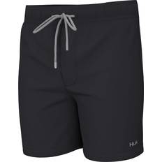 Black - Boys Swim Shorts Huk Youth Pursuit Volley Swim Shorts, Boys' Medium, Black