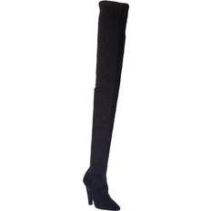 Saint Laurent Bottes hautes Saint Laurent 68 Canvas Over-The-Knee Boot