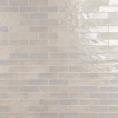 Tiles Ivy Hill Tile Ivy Hill Tile Amagansett Sand Dune Cream Finish Ceramic Subway Wall Tile 5.38 sq. 20.3x5.1cm