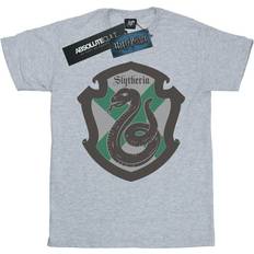 T-shirts Harry Potter Slytherin Wappen flaches T-Shirt