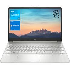 Laptops HP 15.6" HD Touchscreen, Intel Core i3-1115G4 Processor, 32GB RAM, 1TB PCIe SSD, Webcam, Type-C, HDMI, SD Card Reader, Wi-Fi, Windows 11 Home, Silver