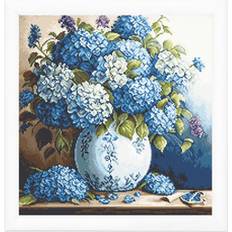 Broderikit Billede Hortensia