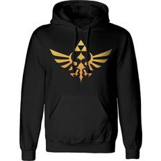 Clothing The Legend Of Zelda The Legend Of Zelda Unisex Adult Hyrule Logo Pullover Hoodie Black