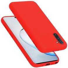 Samsung Galaxy Note 10 Mobile Phone Cases Cadorabo LIQUID ROT, Samsung Galaxy NOTE 10 Case for Samsung Galaxy NOTE 10 Cover Protection TPU Silicone Gel Red