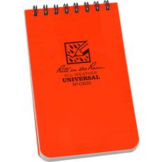 Rite in the Rain in the Rain Weatherproof 3 Top Spiral Notebook, Orange Cover 6-Pack