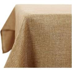 Deconovo Vattenavvisande 140x240 cm Okerbrun Bordsduk Brun