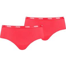 Puma Damen Unterhosen Puma Herren 603032001 Hipster Panties, Hibiscus Red