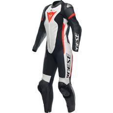 Dainese Motorcycle Suits Dainese Grobnik Leather Suit - Black/White/Red Woman