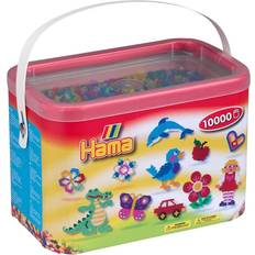 Hama perler 10000 Hama Beads Midi Beads in Bucket 10000pcs