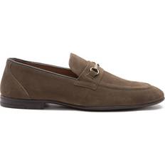 Suede Loafers Thomas Crick Red Tape Suede Farrel Snaffle Loafers Dark Olive