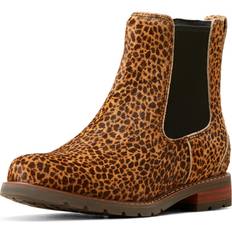 Ariat Chelsea Boots Ariat Women's Wexford Chelsea Boots in Cheetah Hair On, Width, 4.5, Cheetah Hair On
