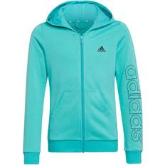 Turkoosi Hupparit Adidas Essentials Full-Zip Hoodie - Semi Mint Rush/Black