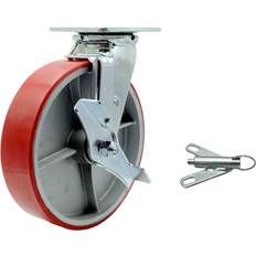 DIY Accessories Service Caster 8Inch x 2Inch Plate Wheel 8 in, Type Swivel, Package qty. 1, Model SCC-30CS820-PUR-RS-TLB-BSL