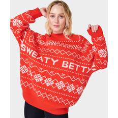 Wikkel Tops Sweaty Betty Snow Fairisle Mohair - Wool-Blend