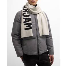 Merino Wool Scarfs Mackage Juno Reversible Logo Scarf