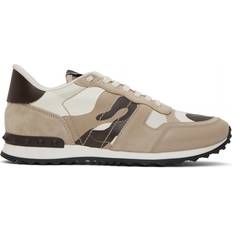 Valentino Garavani Brown & Off-White Rockrunner Sneakers IT