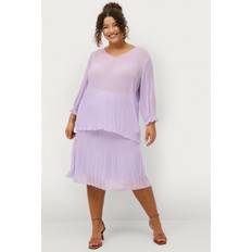 Zizzi Överdelar Zizzi Blus caCatherine 3/4 Blouse Lila 42/44