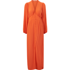 Second Female Maxi Kjole Emanuelle Slim Dress - Red