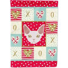 Garden & Outdoor Environment Caroline's Treasures CK5110GF Devon Rex Cat Love Flag Garden