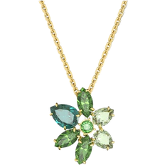 Swarovski Halsketten Swarovski Gema Pendant - Gold/Green