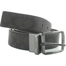 Coach Harness Buckle Cut-to-size Reversible Mahogany 38mm Belt