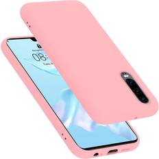 Cadorabo LIQUID PINK, Huawei P30 Case for Huawei P30 Cover Protection TPU Silicone Gel Pink