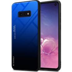 Samsung Galaxy S10e Mobile Phone Cases Cadorabo BLUE BLACK Case for Samsung Galaxy S10e Cover Protection TPU Silicone Gel Back case Black
