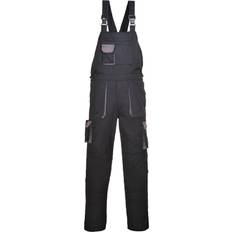 Portwest TX12 Texo Contrast Bib and Brace Overall - Black