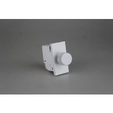 White Wall Dimmers Varilight DIP400W Datagrid White 2-Way Push-On/Off Dimmer 40-400W V-Plus