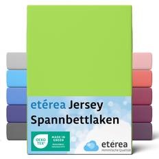 200 cm Bed Sheets Eterea Comfort Jersey Apfelgrün Bettlaken (200x)