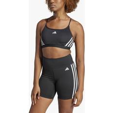 Adidas Donna Reggiseni Adidas 3-Stripes Nero Donna