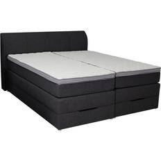 Grau Rahmenbetten Carryhome Boxspringbett Rahmenbett