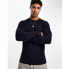 Calvin Klein Sweaters Calvin Klein merino crew neck jumper in navy2XL