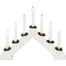 Indoor Lighting Candle Bridges Konstsmide Welcome White Candle Bridge 38cm