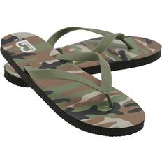 Herr - Multifärgade Flip-Flops Brandit FLIP Flops strandtofflor badtofflor FLIP Flop utomhus armé kamouflage, Woodland