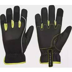 Work Gloves Portwest PW3 Tradesman Glove Black/Yellow