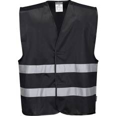 M Work Vests Portwest Iona Vest Black 2XL-3XL